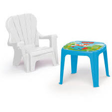 Oferte la Set De Joaca Masa Cu Scaun Alb/Albastru