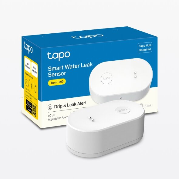 Oferte la Senzor Smart Tapo T300 pentru Detectie Lichide Necesita Hub Tapo H100/H200 pentru Functionare Programare prin Smartphone Aplicatia Tapo Wi-Fi Alb