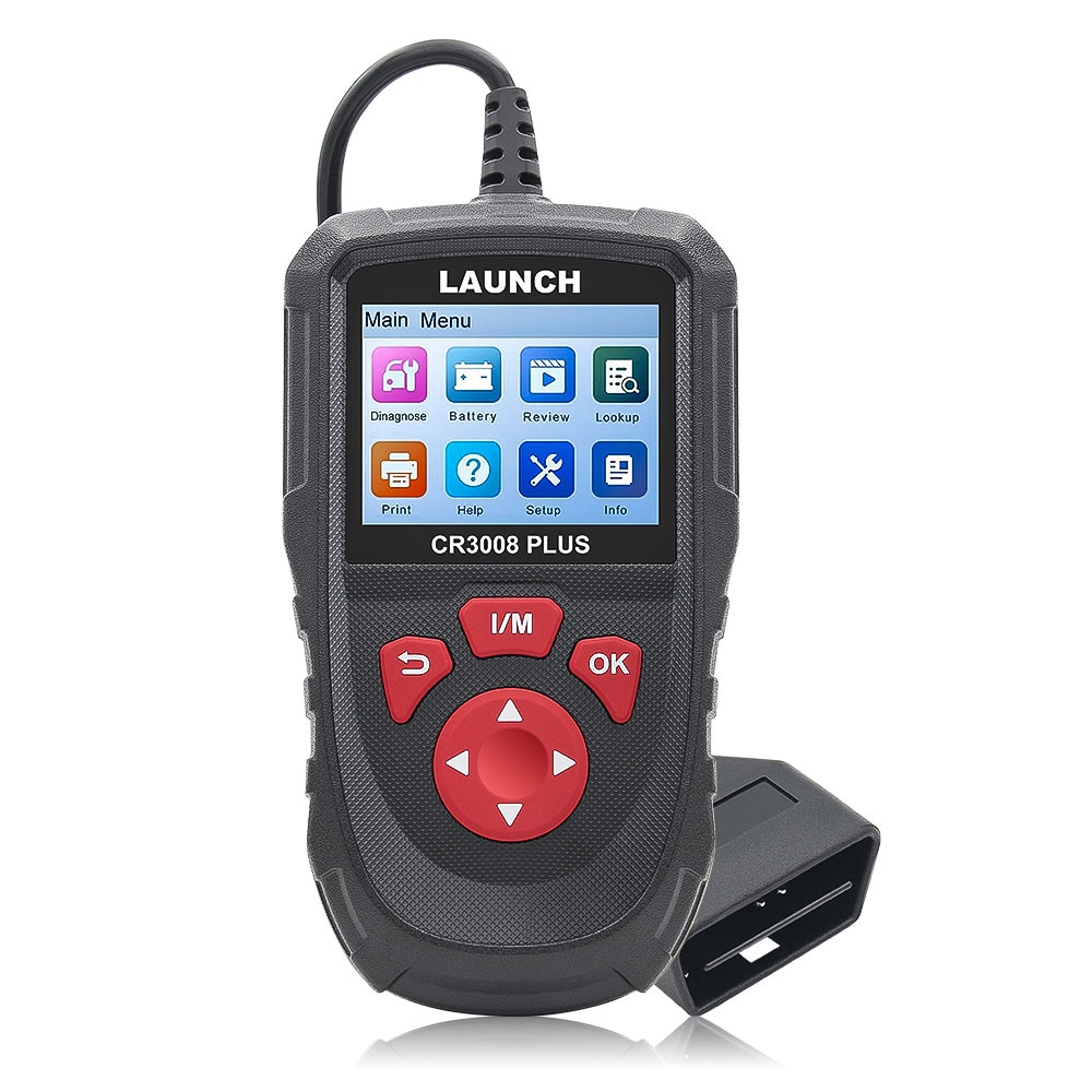 Oferte la Tester Auto OBD2 LAUNCH Creader CR3008 Plus cu Diagnoza Completa, Ecran Color 2.8", Compatibil cu 99% dintre Vehicule, Functii Avansate si Protocoale Multiple