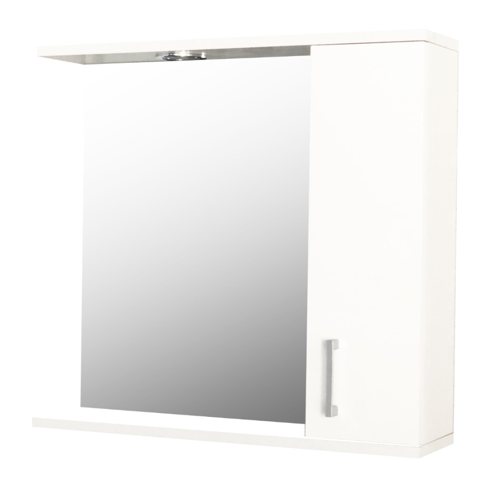 Oferte la Oglinda baie Badenmob, PAL, alb, 1 dulap, 60 x 60 x 14 cm