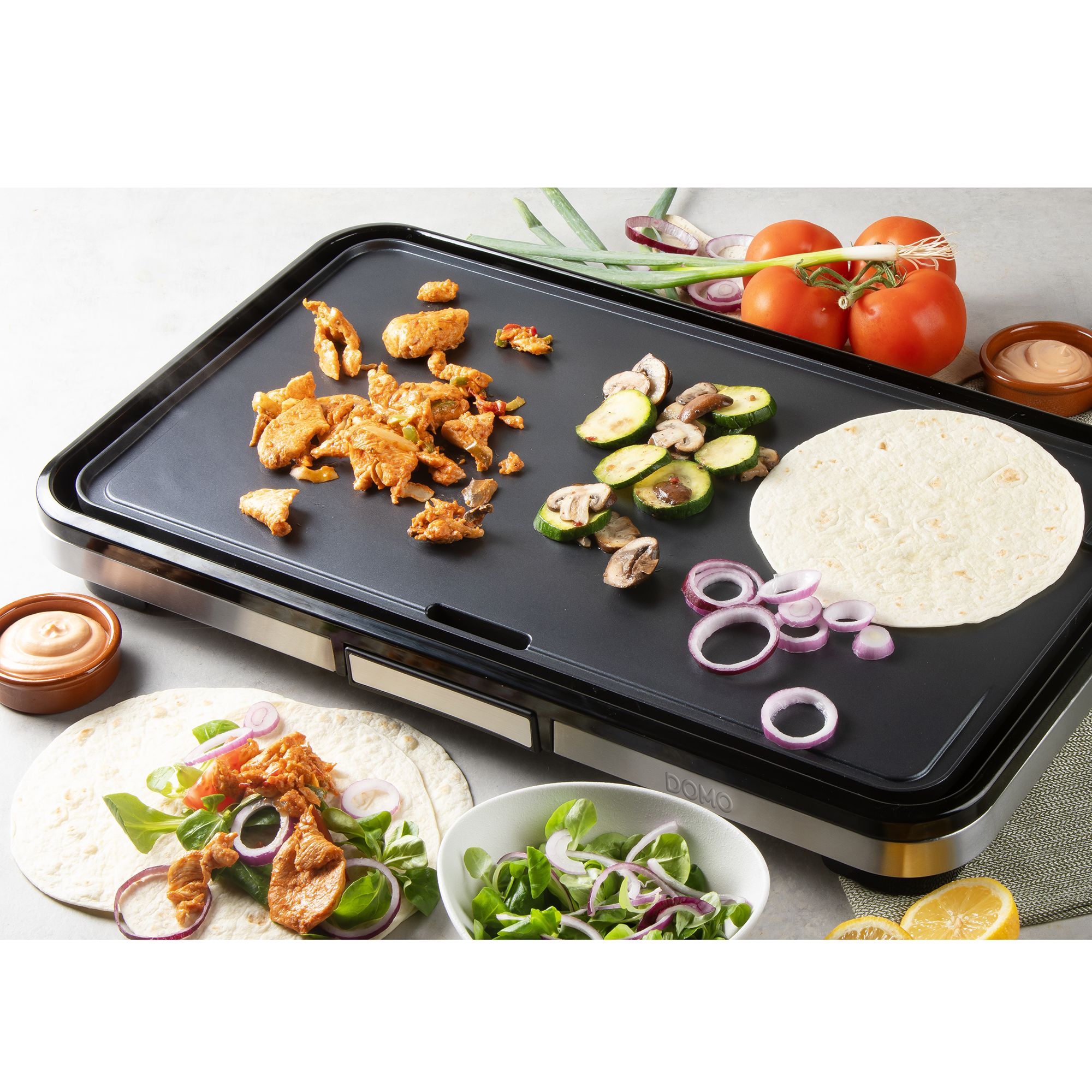 Oferte la Resigilat!Gratar electric Grill XXL Domo DO9263G, 55 cm, 2200 W