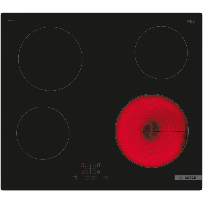 Oferte la Plita Incorporabila PKE611BA2E Vitroceramica  4  Zone Gatit TouchSelect ReStart HighSpeed Negru