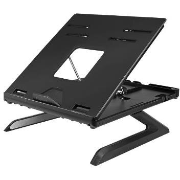Oferte la Suport de Birou AA0133 pentru Notebook 9 Pozitii Holder pentru Smartphone Suporta Dimensiuni 10-15.6Inch Pliabil Negru