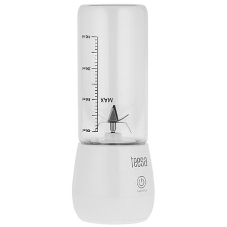 Oferte la Blender Portabil 450ml 100W 2x 2000mAh Alb