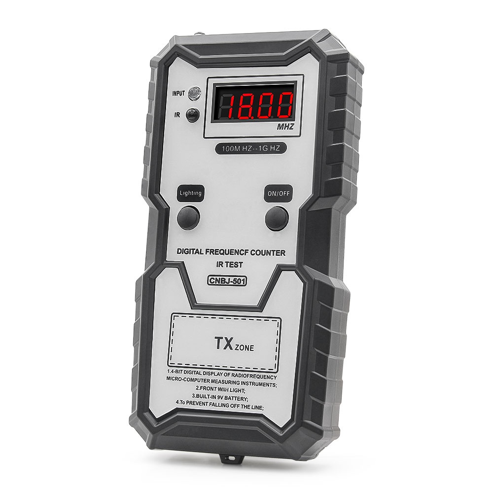 Oferte la Tester Digital de Frecventa pentru Telecomenzi Auto Techstar, Inalta Precizie, 100M HZ to 1G HZ, IR, Lumina LED