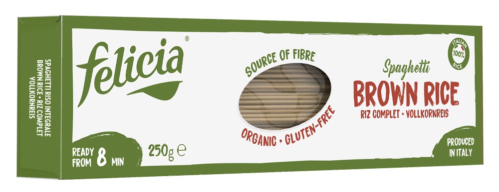 Oferte la Spaghetti Bio din orez integral, 250g Felicia