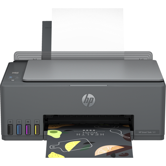 Oferte la Multifunctionala Inkjet Color Smart Tank 581 Imprimare Copiere Scanare USB WiFi Negru