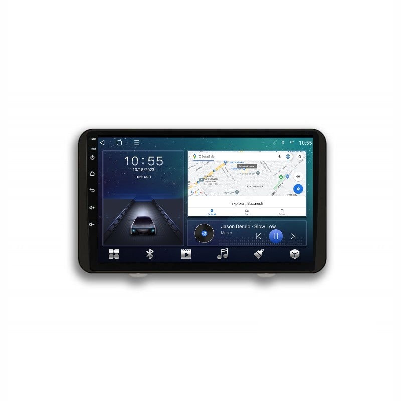 Oferte la Navigatie dedicata cu Android Dacia Duster II 2022 - 2024, 2GB RAM, Radio GPS Dual Zone, Display HD QLED 10" Touchscreen, Internet Wi-Fi si slot SIM 4G, Bluetooth, MirrorLink, USB