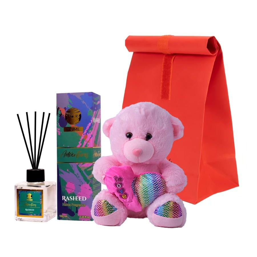 Oferte la Set Aromabear cu ursulet de plus si parfum camera in punga cadou