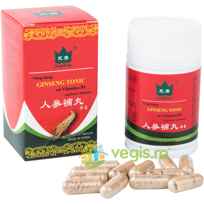 Oferte la Ginseng Tonic cu Vitamina B1 397mg 30cps