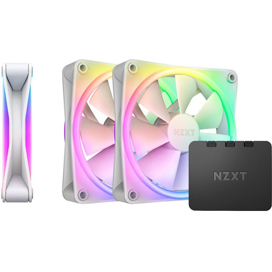 Oferte la F120 RGB DUO Triple 120x120x25, case fan (white, pack of 3, incl. RGB controller)