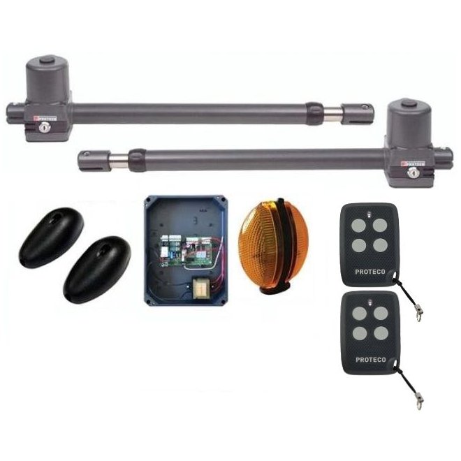 Oferte la Kit automatizare porti batante Proteco KIT LEADER 4, maxim 350Kg / foaie si lungime 2.75m