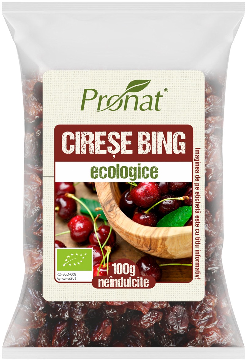 Oferte la Cirese Bing bio, neindulcite, 100g Pronat