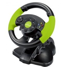 Oferte la Volan EG104 Playstation Xbox  Negru/Verde