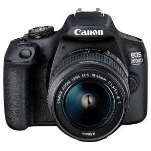 Oferte la Aparat Foto DSRL EOS 2000D (2728C002) 24.1MP  EF-S 18-55MM III Negru