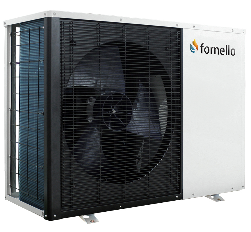 Oferte la Pompa de caldura aer-apa pentru incalzire si racire FORNELLO ECO Green CGK025V3L-B MONOBLOC 9.5 KW Inverter R32 ERP A+++ compresor rotativ Panasonic MONOFAZAT