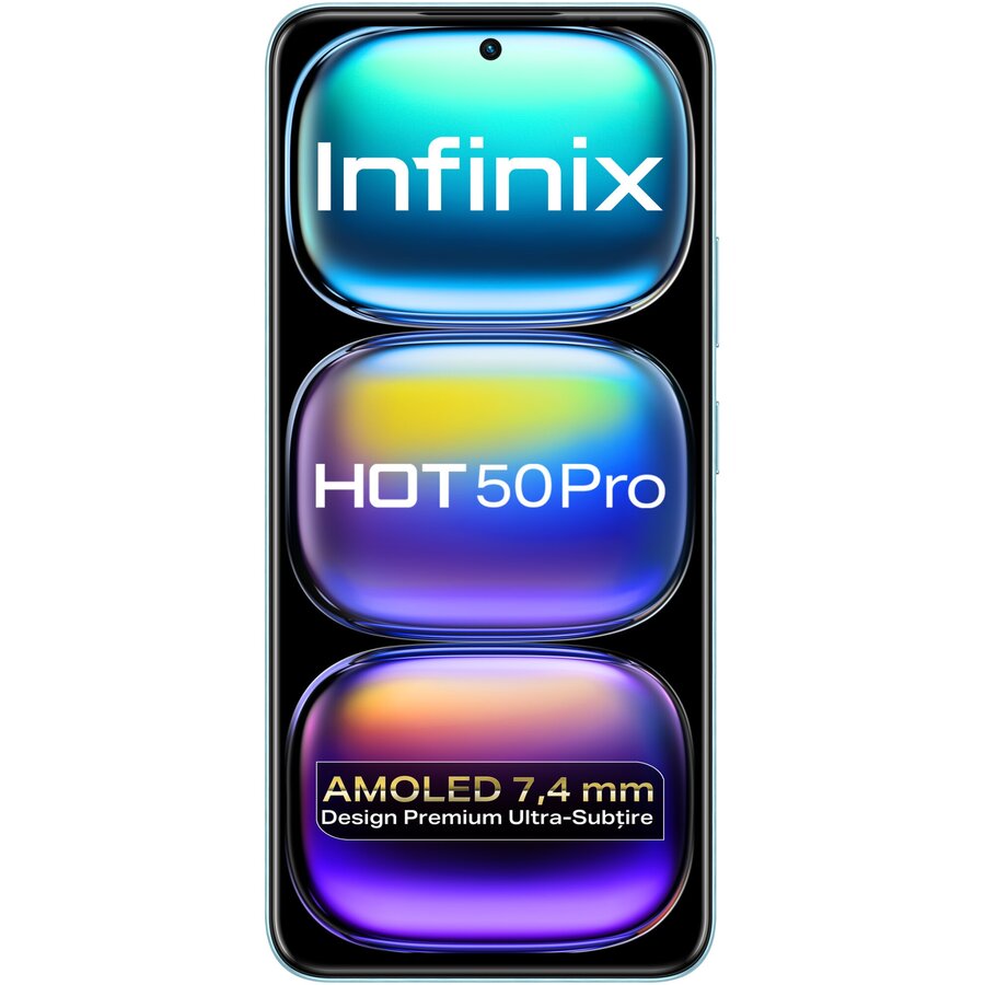 Oferte la Telefon mobil Hot 50 Pro 256GB 8GB RAM Dual Sim 4G Glacier Blue