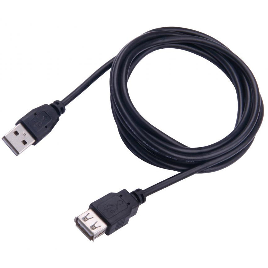 Oferte la Cablu de date USB-A - USB-A 2m Black