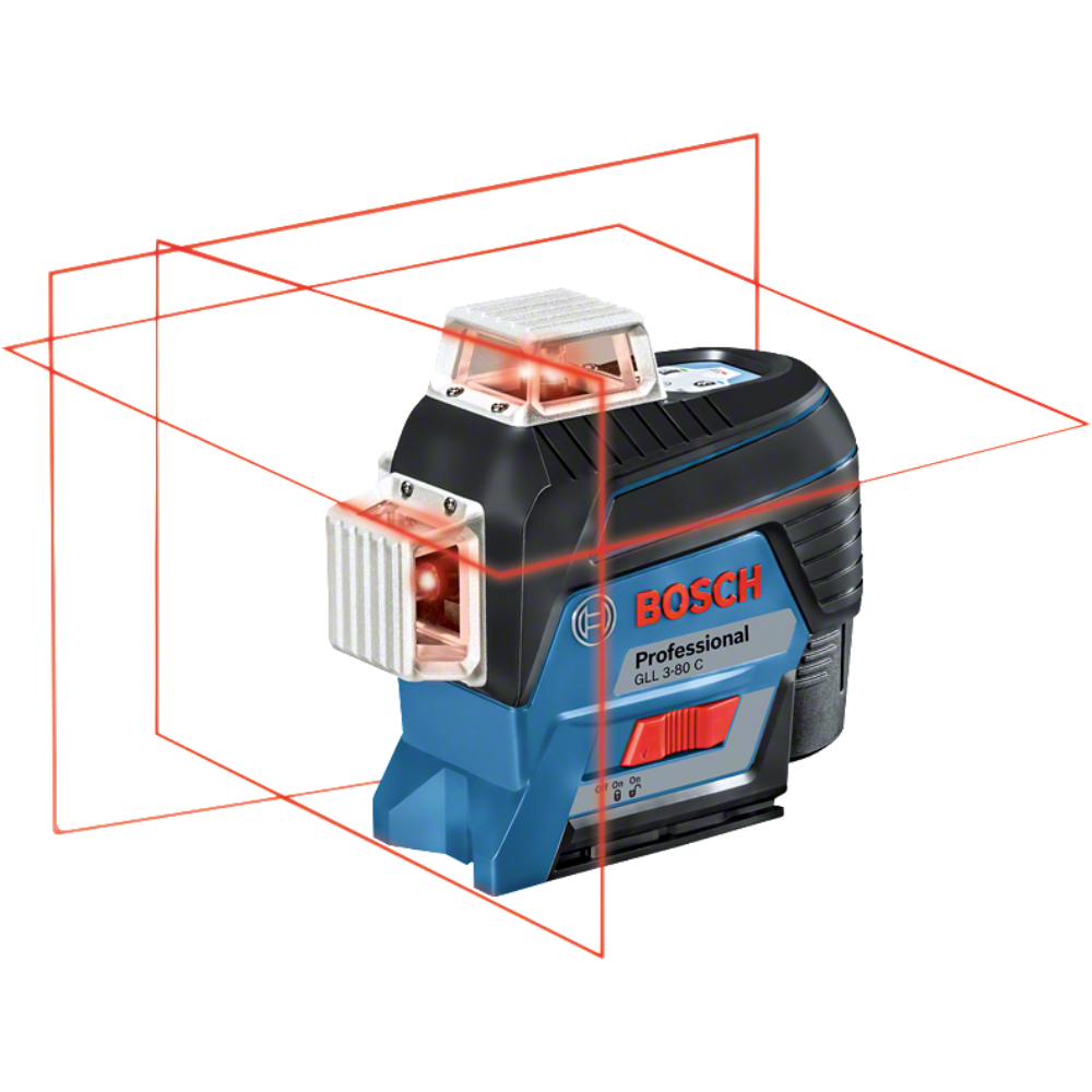Oferte la Nivela laser BOSCH GLL 3 – 80 C, utilizare universala, grad protectie IP54, cu acumulatori alcalini