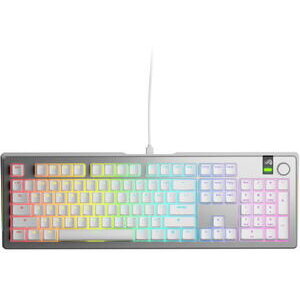 Oferte la Tastatura Mecanica GMMK 3 PRO 100% Prebuilt USB-C Fox Switches US Layout 104 Taste Gri
