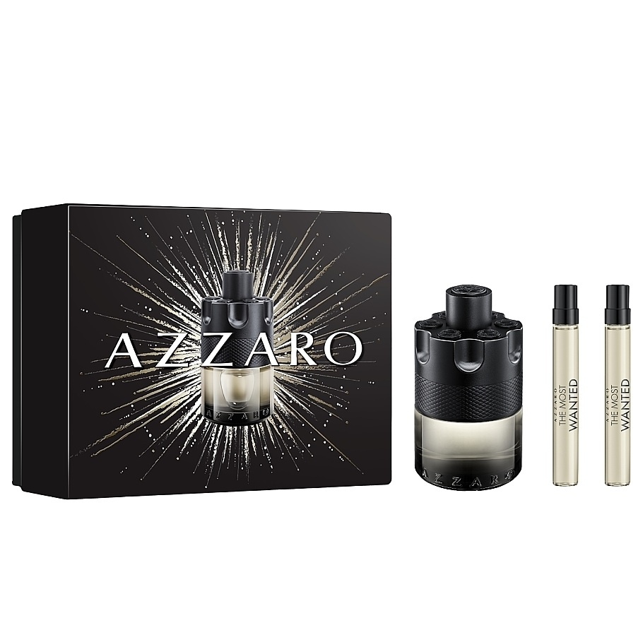 Oferte la Set cadou Azzaro The Most Wanted Intense Apa de Toaleta, Barbati, 100 ml + 2x10 ml