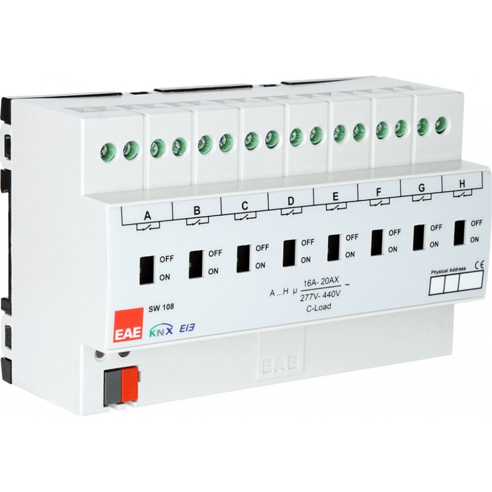 Oferte la Switch actuator 8x16A C-LOAD 3330969 / SMP SA108 EAE S-KNX
