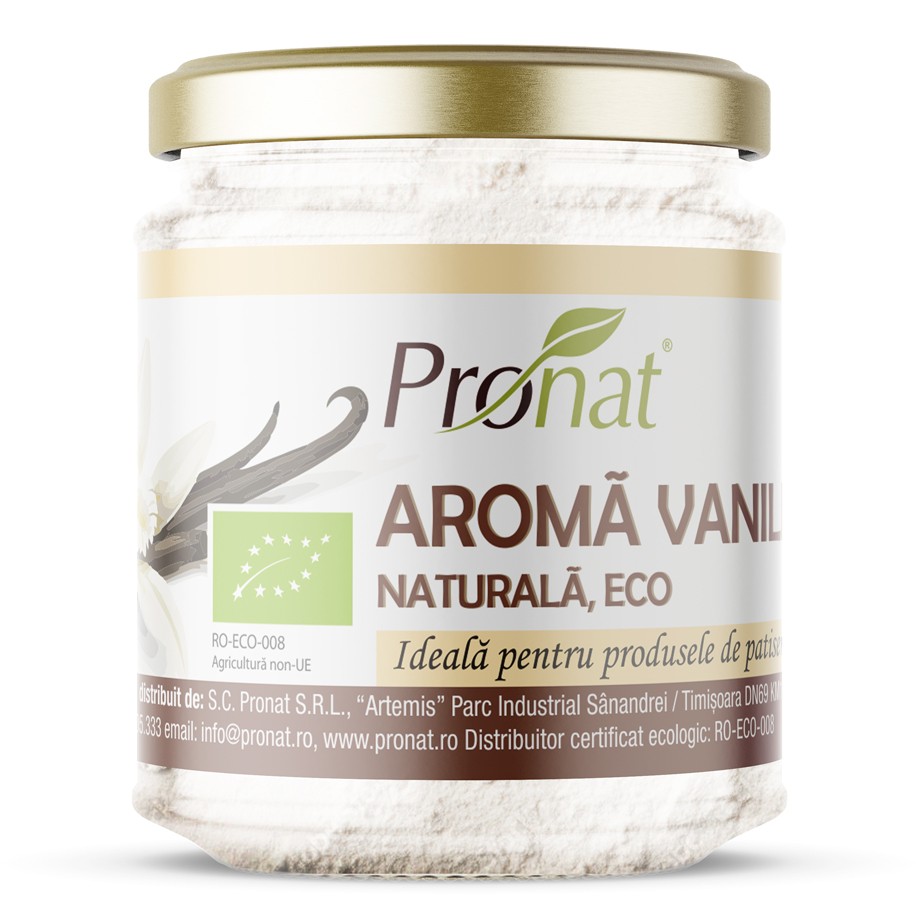 Oferte la Aroma naturala de vanilie bio, 80g Pronat