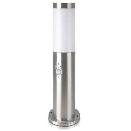 Stalp iluminat cu senzor soclu E27 - nichel V-TAC SKU-8964