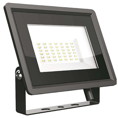 Reflector LED SMD 30W 4000K IP65 - negru V-TAC SKU-6744