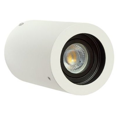 Corp iluminat montaj perete soclu GU10 rotund alb V-TAC SKU-3627