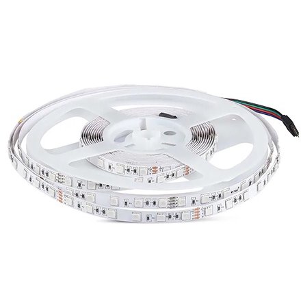 Banda LED SMD5050 RGB 60LED/M IP20 5M V-TAC SKU-212591