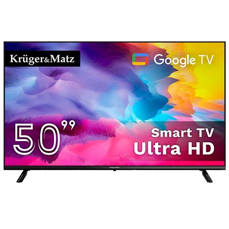 Oferte la Televizor GOOGLE SMART TV 50 INCH 126CM ULTRAHD 4K KRUGER&MATZ KM0250UHD-SA, Android