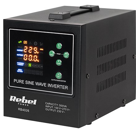 Oferte la Ups Centrale Termice Sinus Pur 500VA 300W 12V REBEL RB-4026