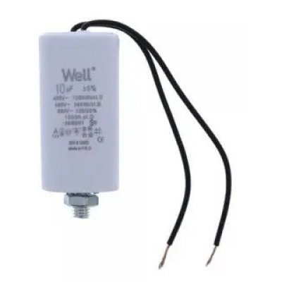 Oferte la Condensator pornire motor 400V 10uF cu fir, Well MOTCAP-10UF-WR-WL