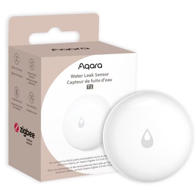 Oferte la Senzor de inundatie Aqara Water Leak Sensor T1, Zigbee 6975833352142