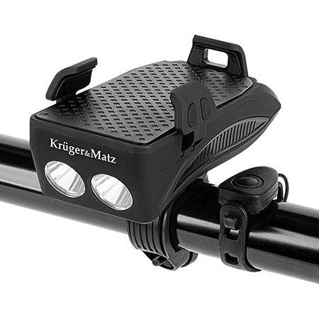 Oferte la Suport Bicicleta 3in1 cu lanterna si acumulator Xt50 Kruger&Matz KM0125