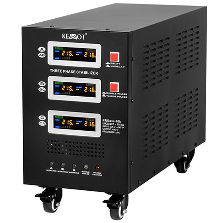 Oferte la Stabilizator tensiune cu servomotor trifazat 10KVA / 7000W PROAVR-10K KEMOT URZ3437