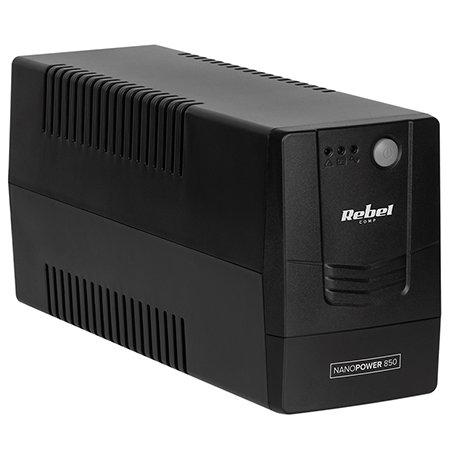 Oferte la UPS REBEL NANOPOWER 850 (850VA/480W), RB-4021, include un acumulator 12v 9Ah