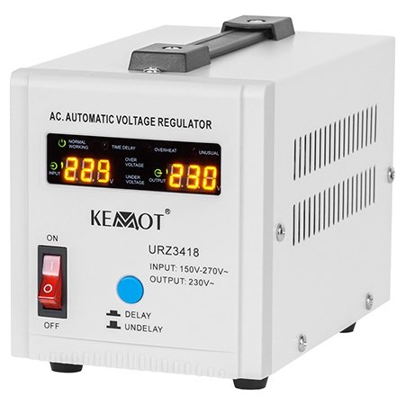 Oferte la Stabilizator tensiune KEMOT URZ3418, 500VA/300W, cu relee
