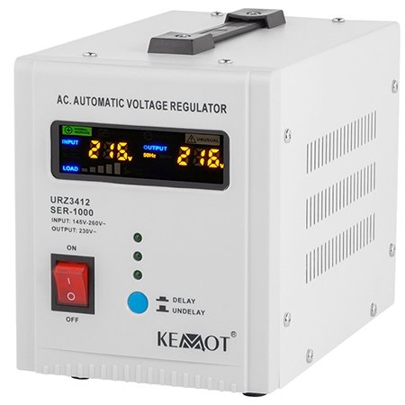 Oferte la STABILIZATOR TENSIUNE AUTOMAT 1000VA/600w KEMOT URZ3412, 230v, cu relee