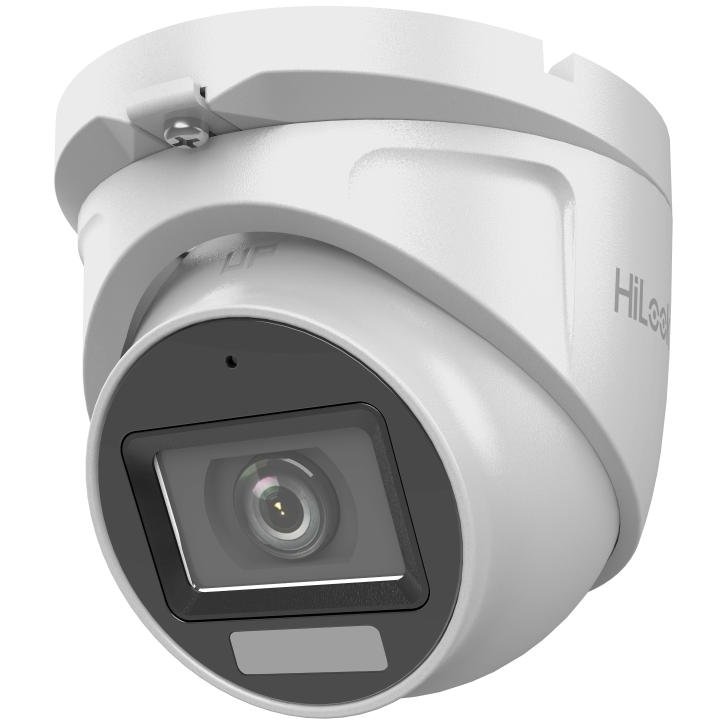 Oferte la Camera dome TurboHD Hikvision HiLook THC-T157-LMS, 3k, 2.8mm, dual light, IP66, microfon