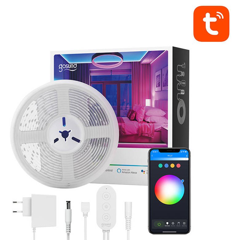 Oferte la Banda LED inteligenta Gosund SL2 (5m), Tuya 6972391282317