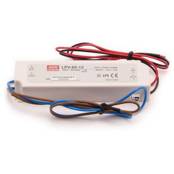 Sursa pentru iluminat cu led AC/DC 12V/5A 60W MeanWell LPV-60-12