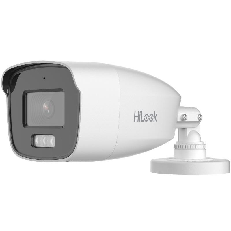 Oferte la Camera Turbo HD Hikvision HiLook THC-B227-LMS, 2MP, lentila 2.8 mm, Dual Light 40m, microfon, IP66
