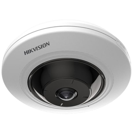 Camera IP Fish Eye Hikvision DS-2CD2955G0-ISU, 5MP, lentila 1.05mm, IR 8m, WDR 120dB, microfon, alarma, unghi 180 , PoE