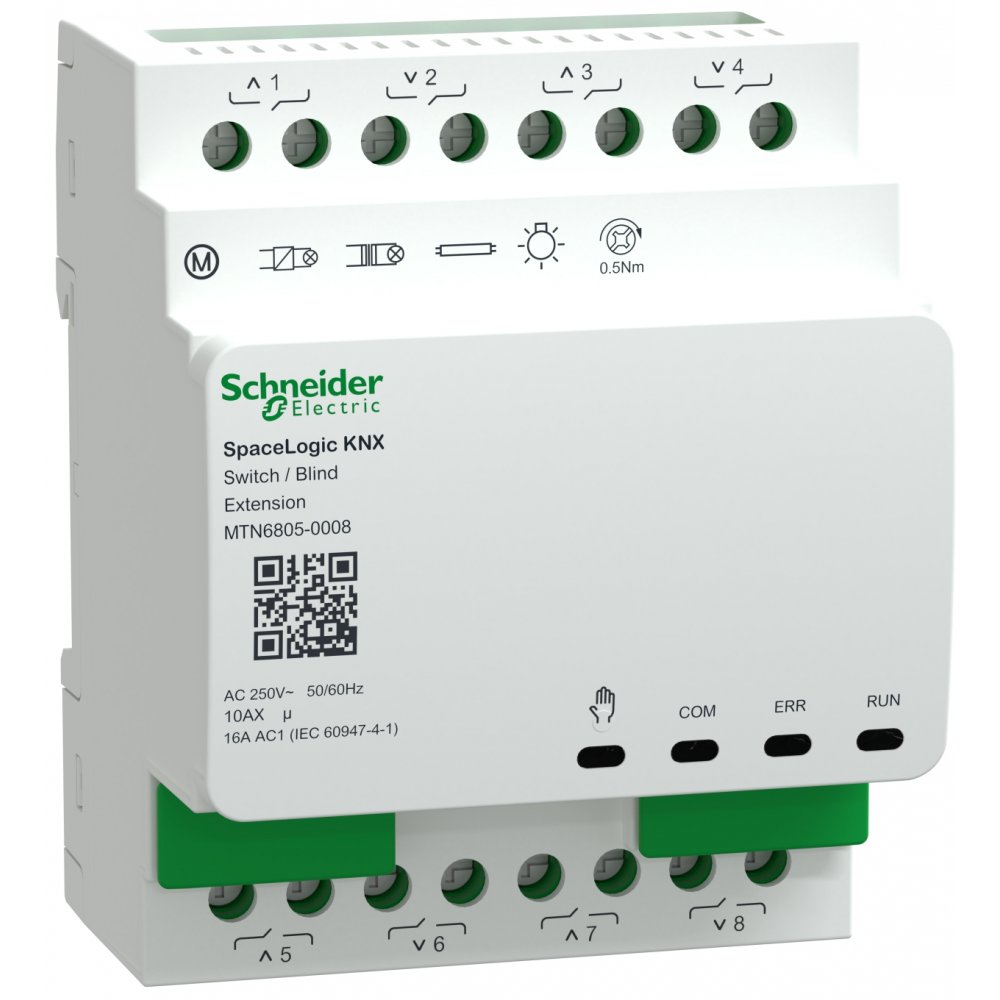 Extensie actuator, 8 canale SpaceLogic KNX Schneider MTN6805-0008