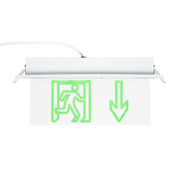 Oferte la Lampa Exit sageata in jos/plastic Elmark 9AL3116