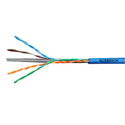 Oferte la Rola 305 ml cablu U/UTP Cat.6, 4x2xAWG24/1, PVC, Eca, albastru HSEKU423P4