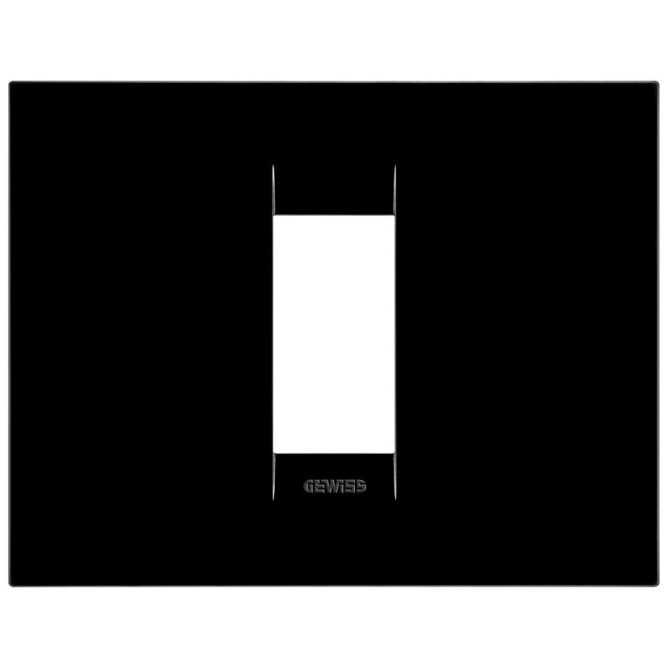 Oferte la Rama ornament 1 modul Gewiss Chorus Geo GW16401TN, negru toner