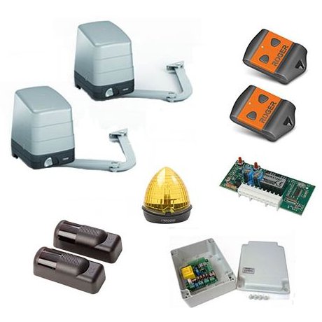 Oferte la Kit automatizare porti batante Roger H23/284 pentru porti cu lungimea maxima de 2.5m